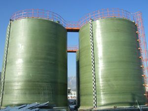 玻璃鋼立式儲罐